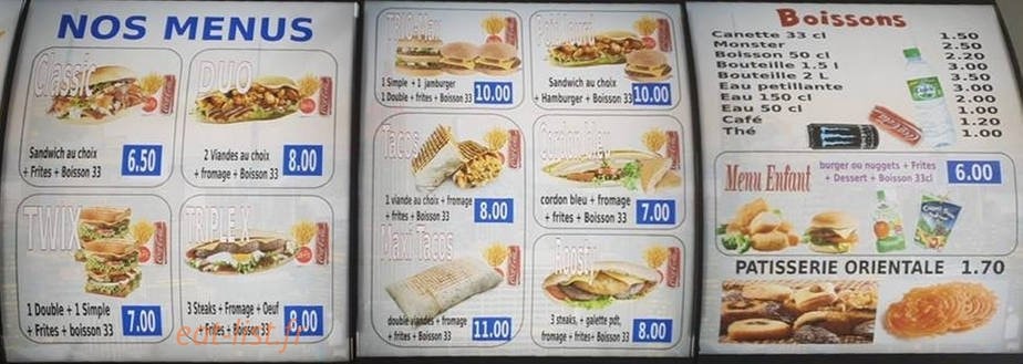 Kebab sainte florine — carte page 3