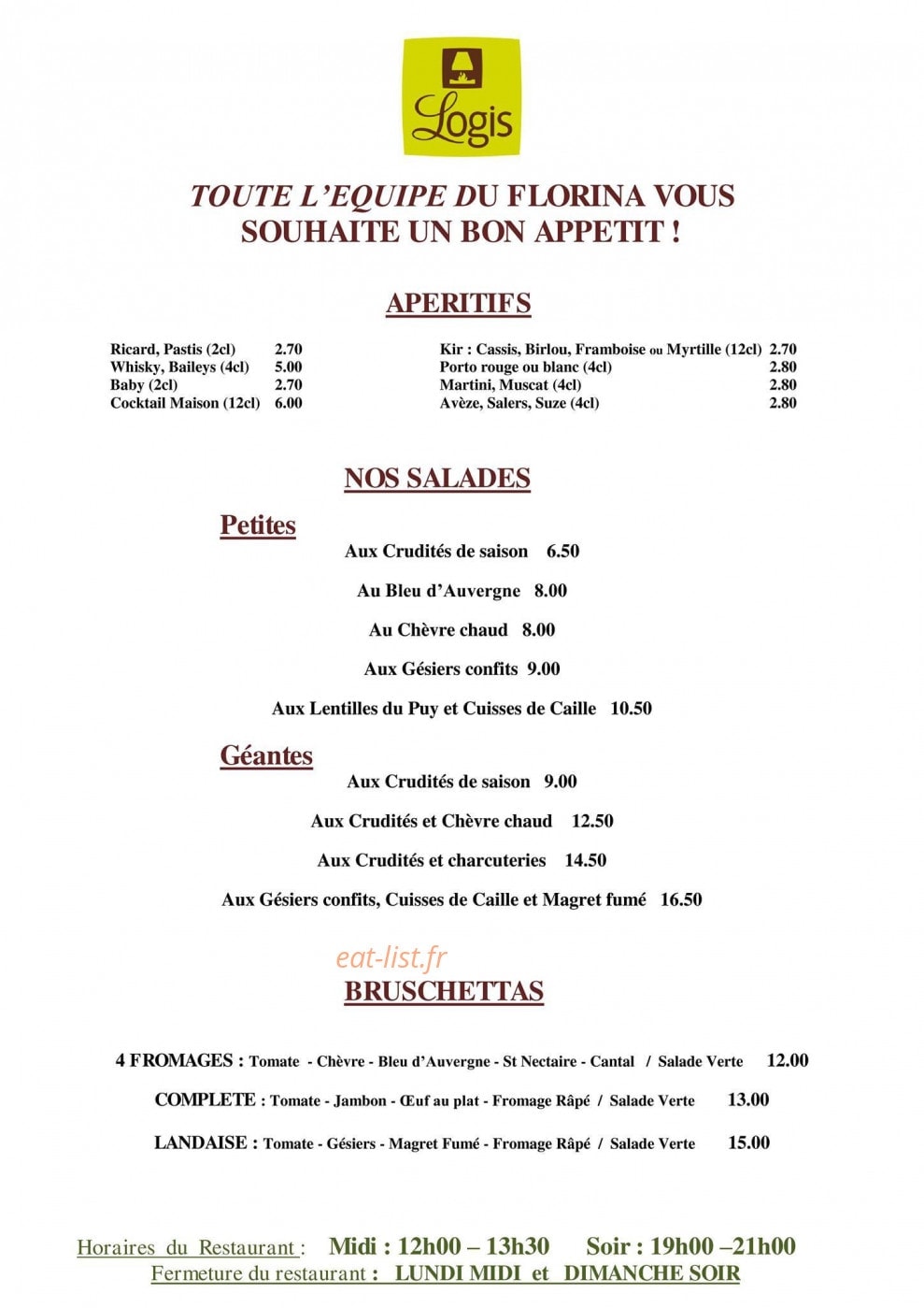 Le florina — carte page 1
