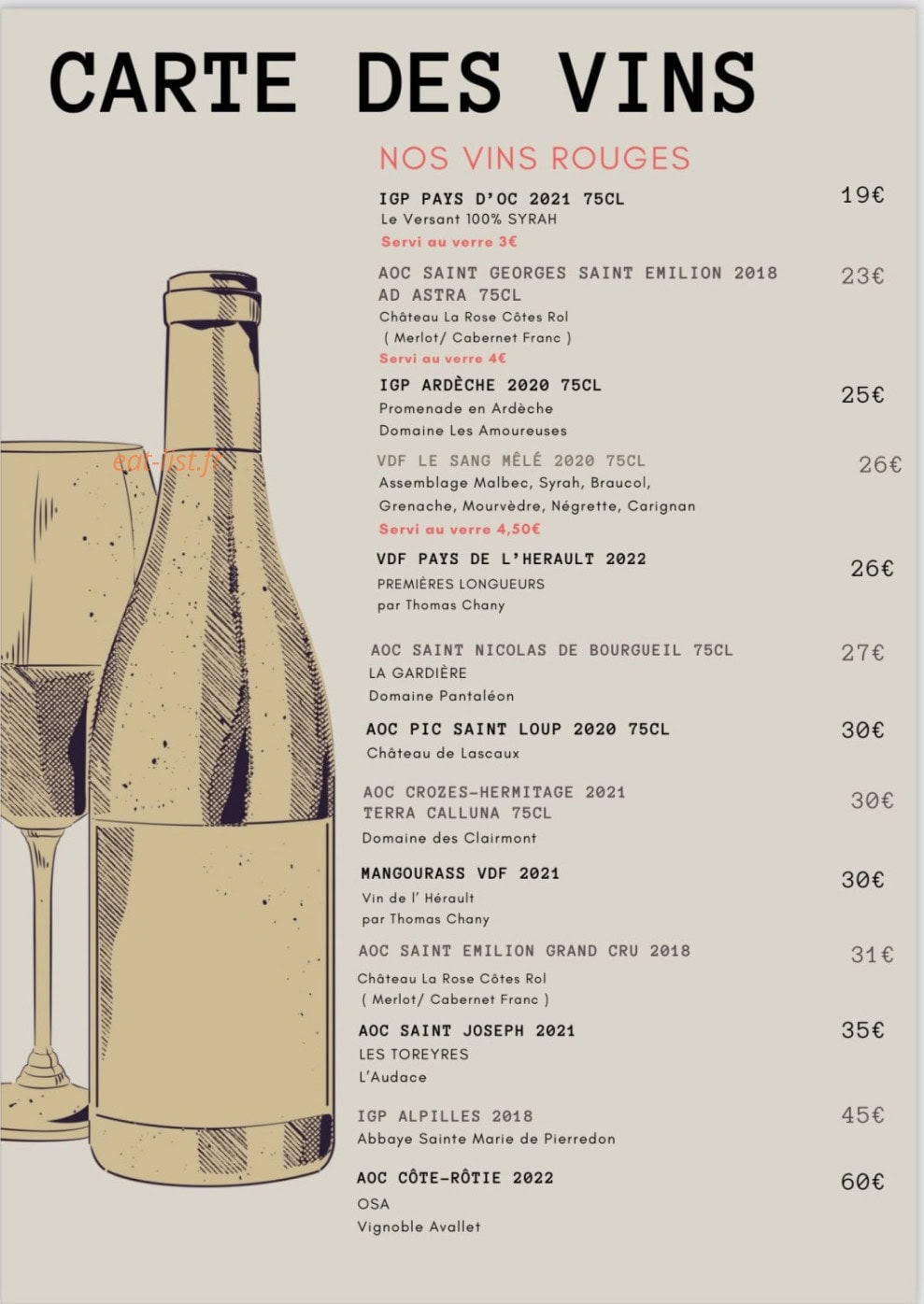 Le Quai 9 3/4 — carte page 6