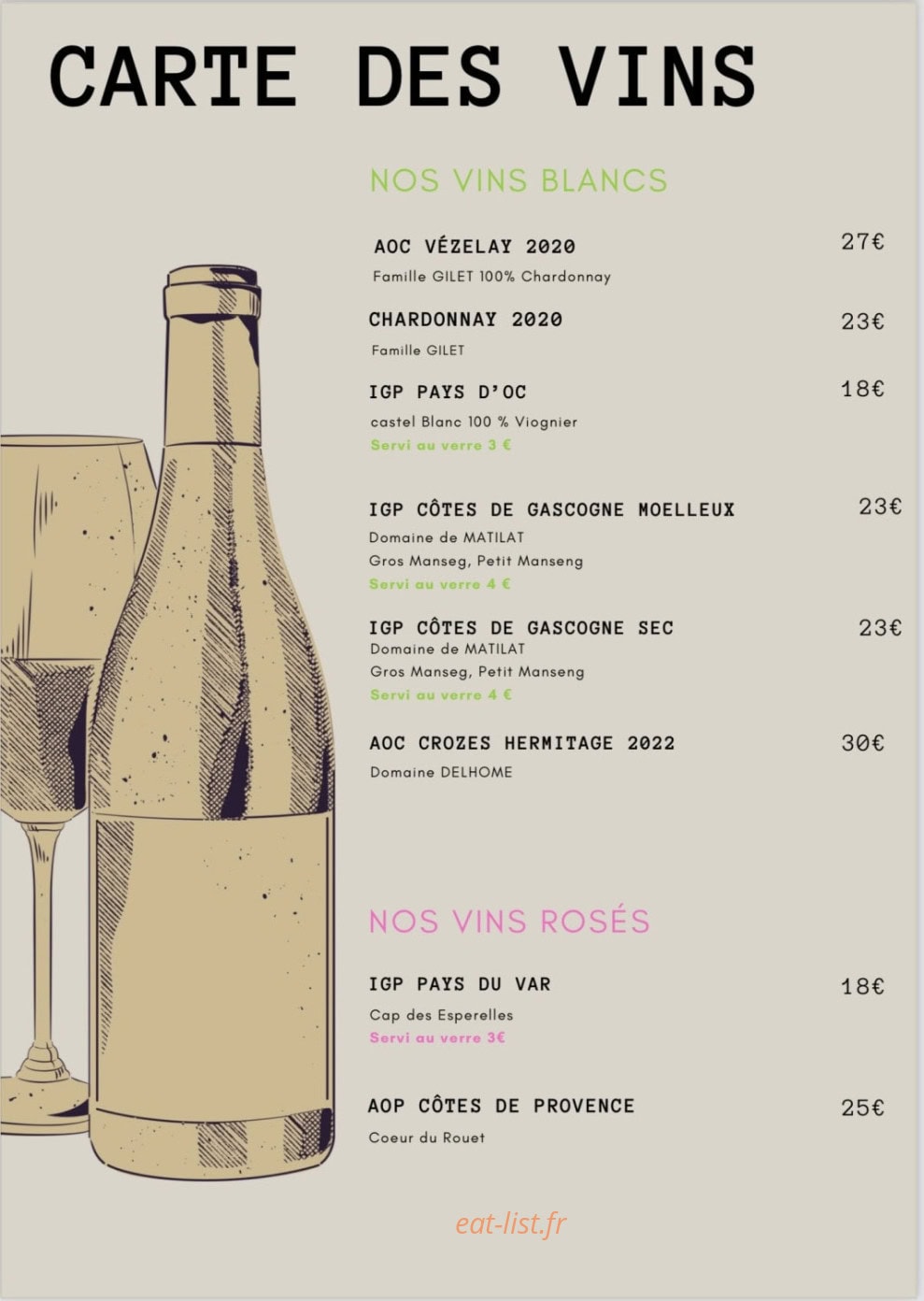 Le Quai 9 3/4 — carte page 5