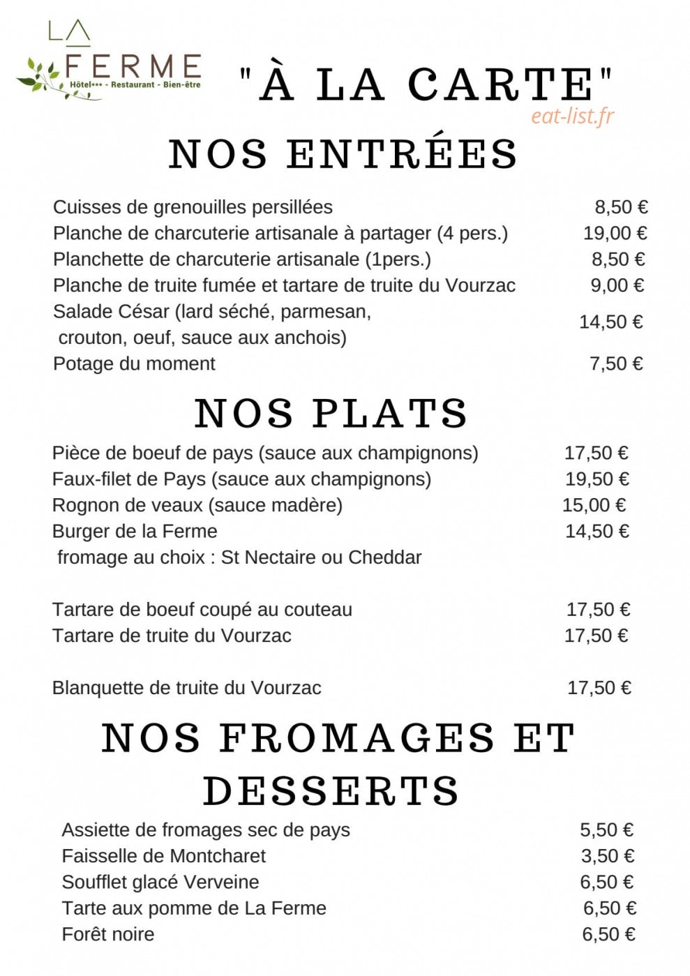 La ferme — carte page 4