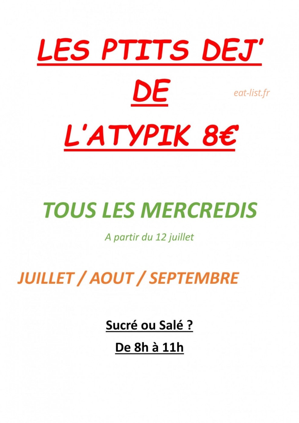L'Atypik — carte page 2