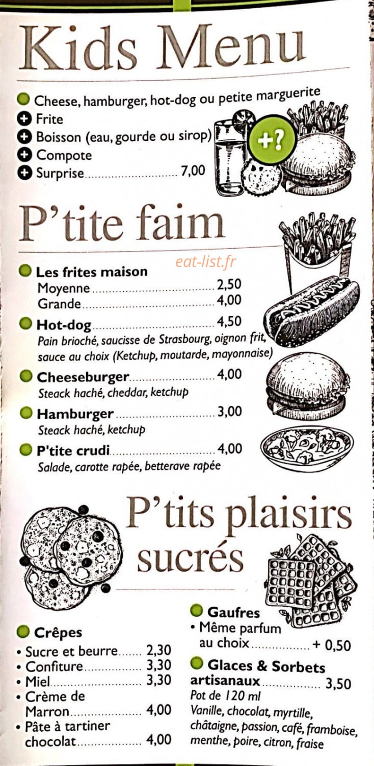 Mamzel Pizza — carte page 6