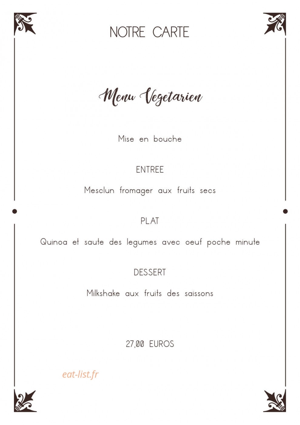 Entre Nous — carte page 5
