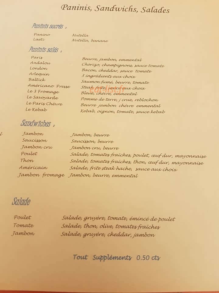 L' Arlequin — carte page 3