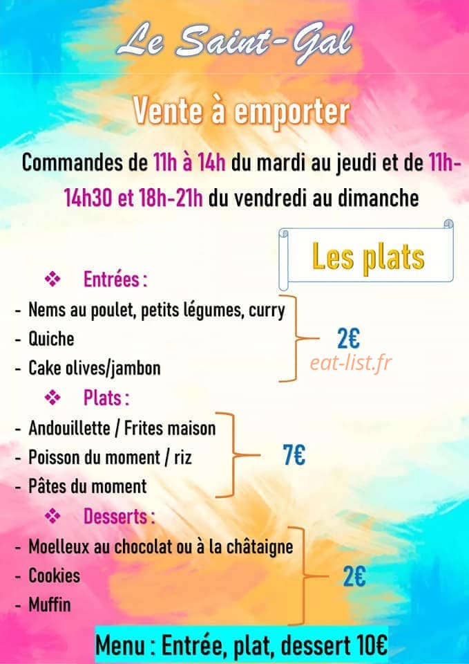Le Saint-Gal — carte page 2