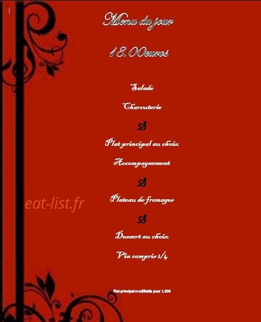 Chez Monique — carte page 2