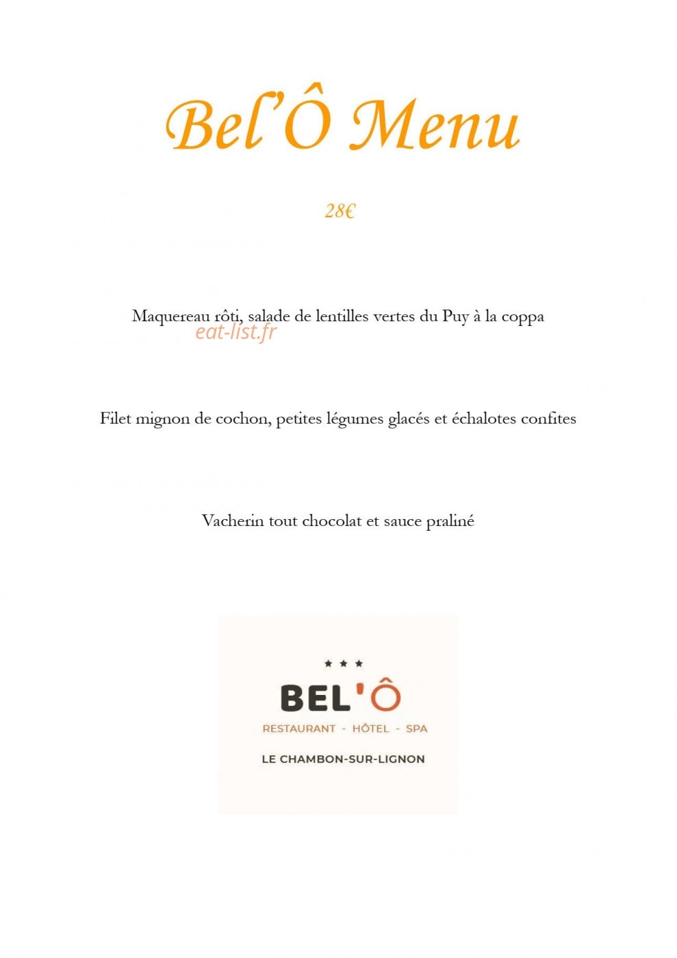 Bel Horizon — carte page 3