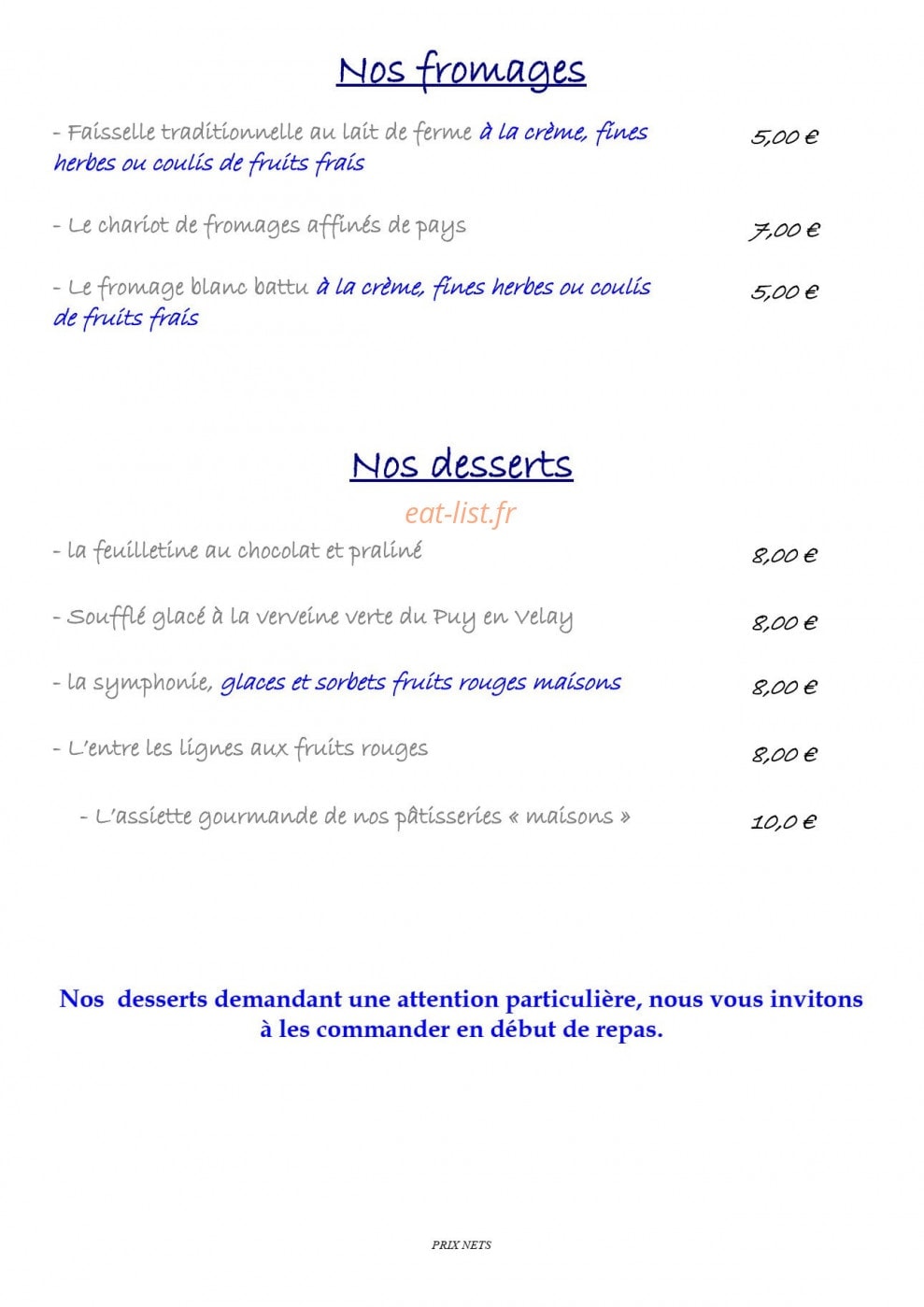 Clair Matin — carte page 5