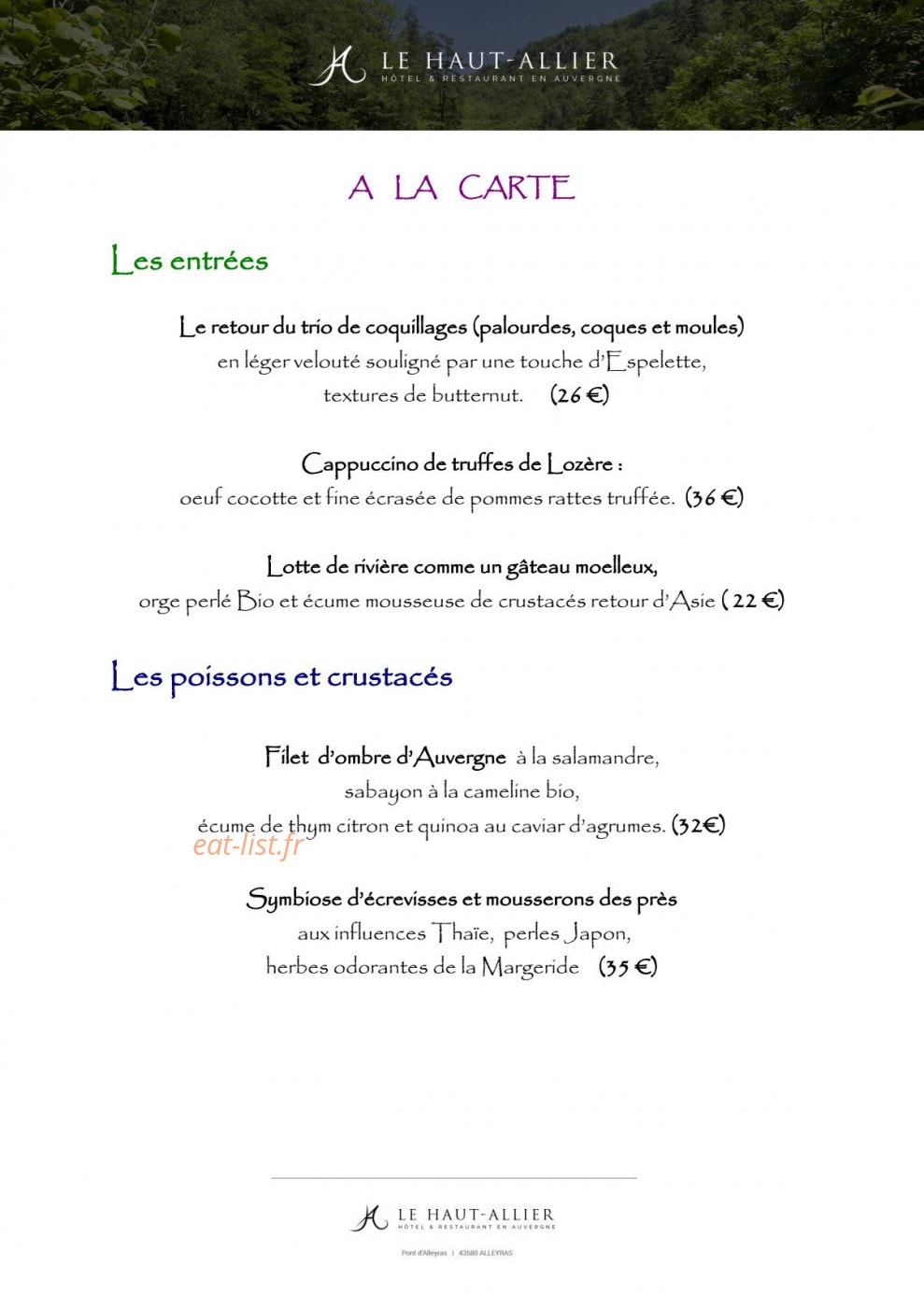 Le Haut-Allier — carte page 1