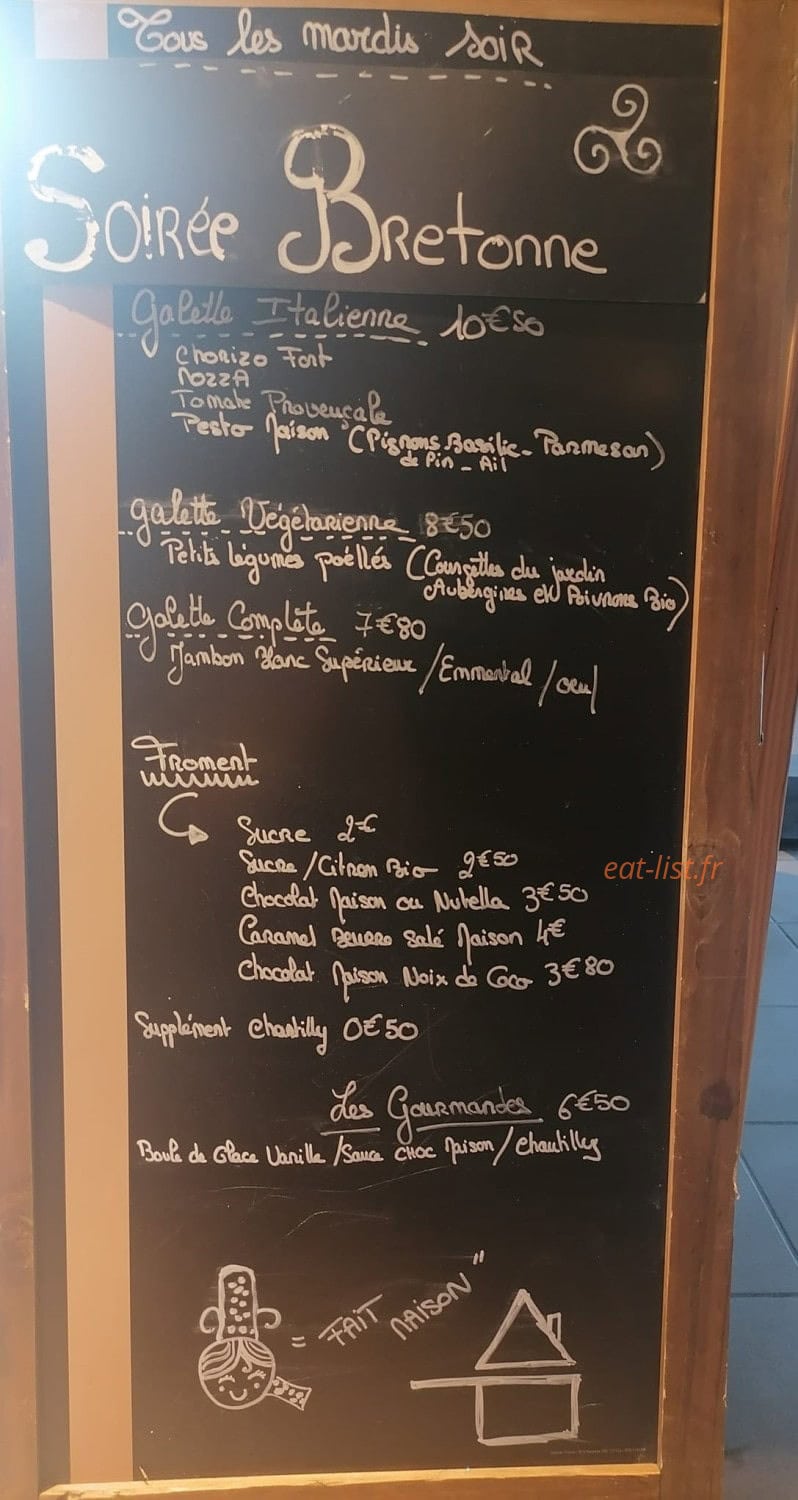 Le Relais de la Gare — carte page 1