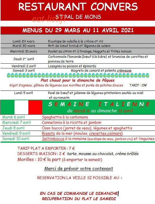 Convers — carte page 1