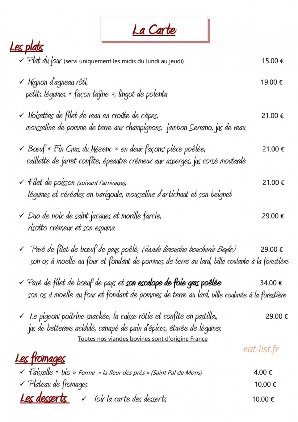 Les feuillantines — carte page 11
