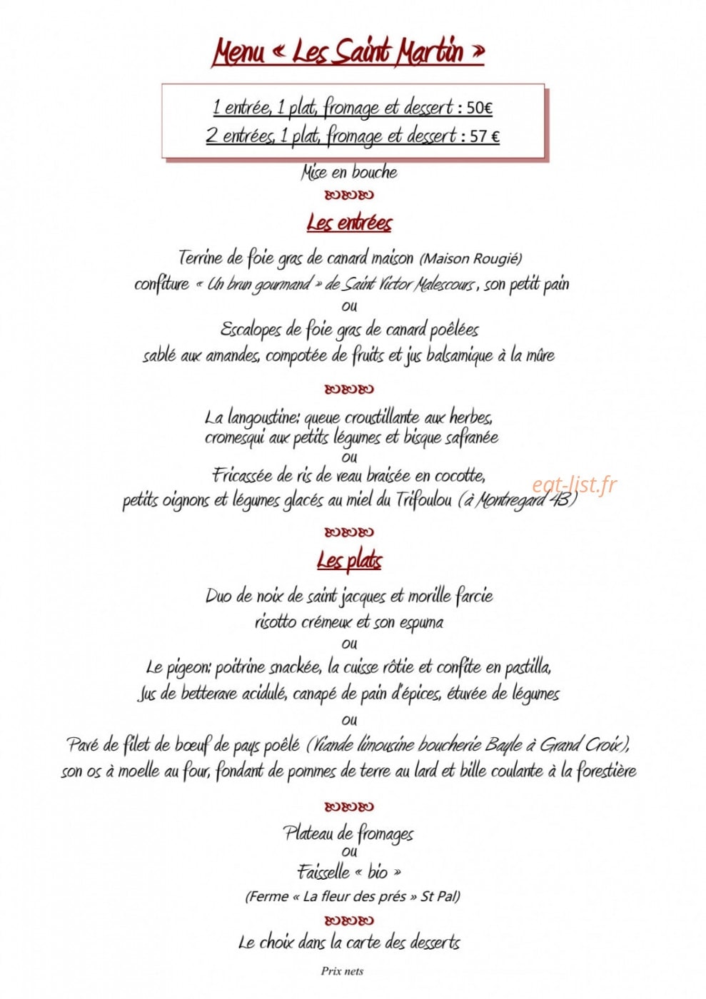Les feuillantines — carte page 9
