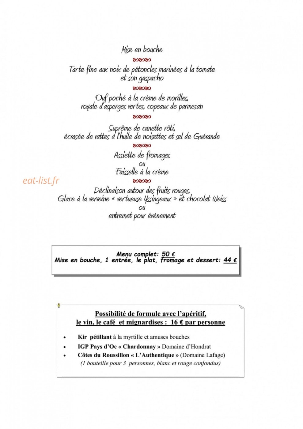 Les feuillantines — carte page 2