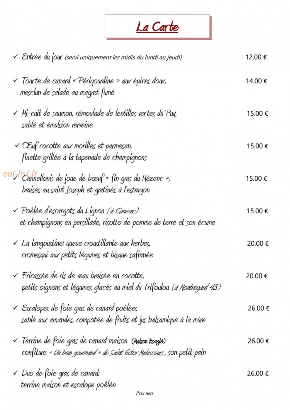 Les feuillantines — carte page 10