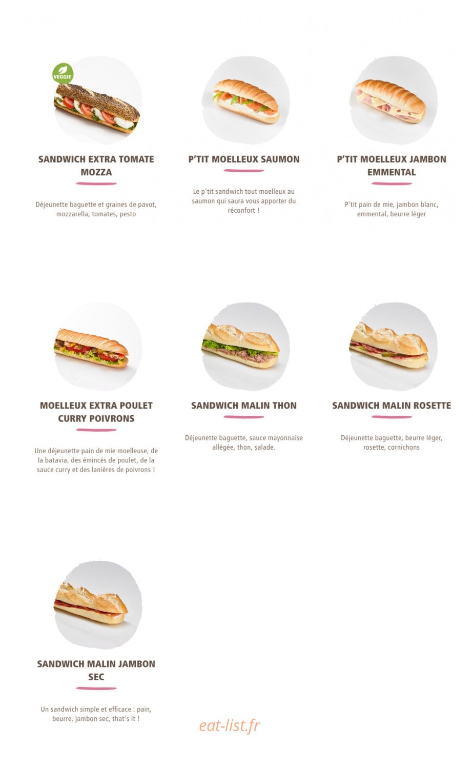 La Mie Câline — carte page 7