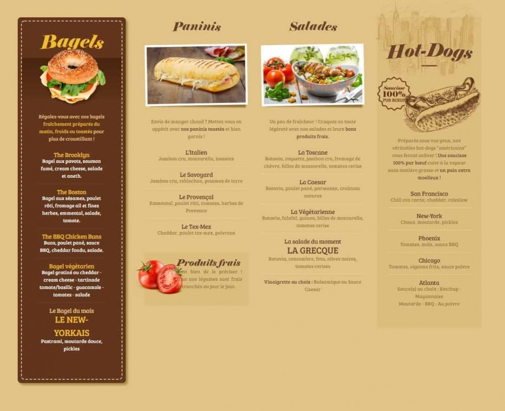 Mary's coffee — carte page 3