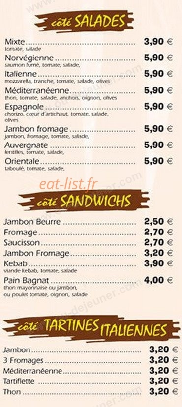 la galoche — carte page 5