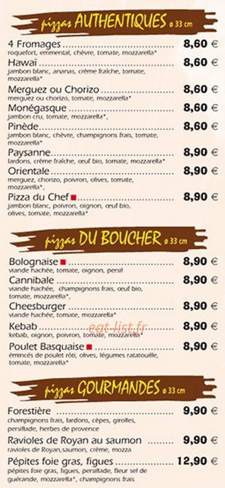 la galoche — carte page 3