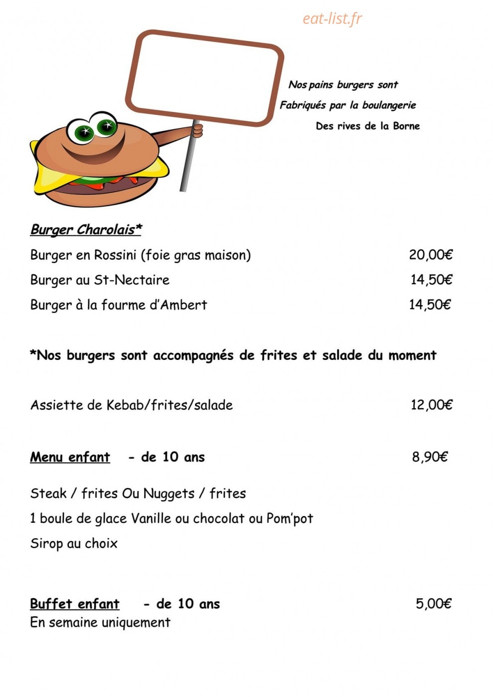 La Galoche — carte page 1