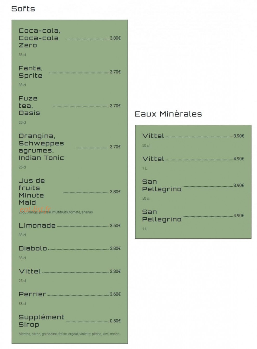100 Patates — carte page 9