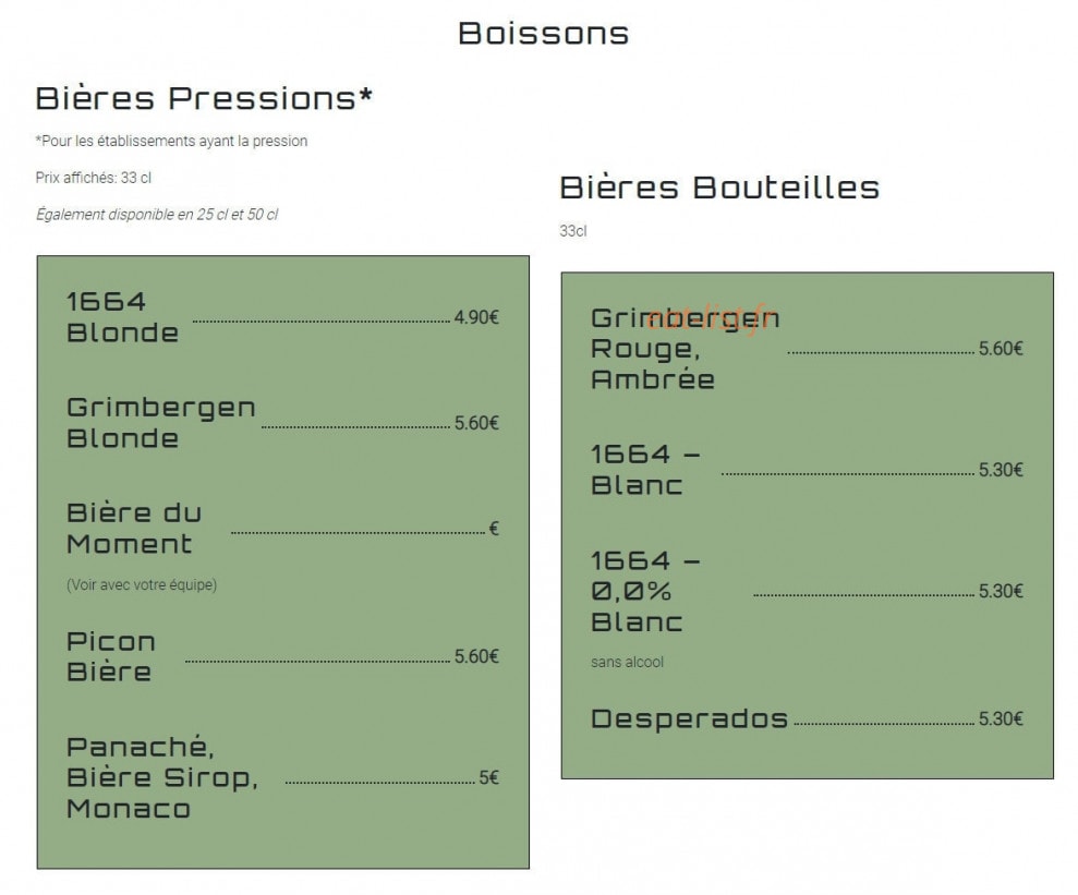 100 Patates — carte page 6