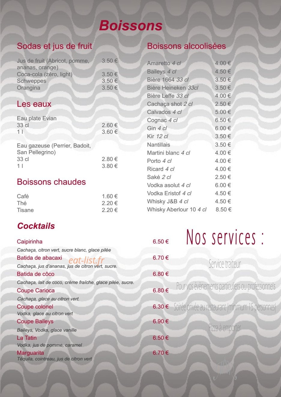 A Carioca — carte page 4