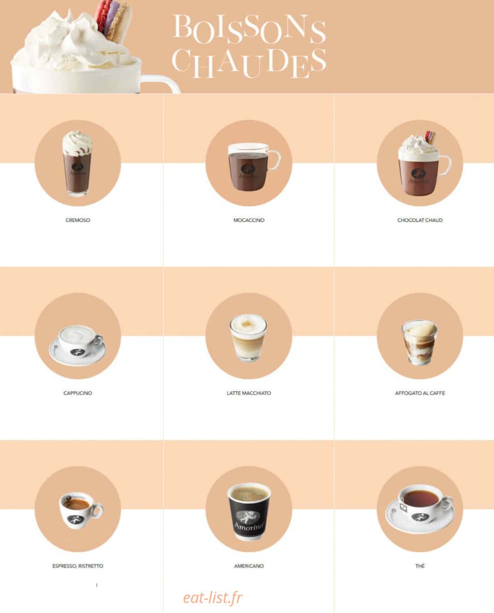 Amorino — carte page 7