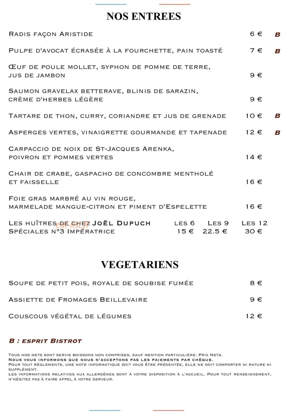Aristide — carte page 1