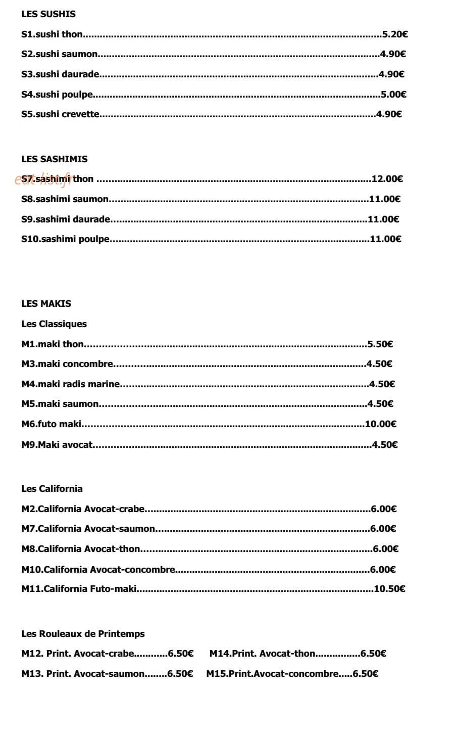 Asahi — carte page 2
