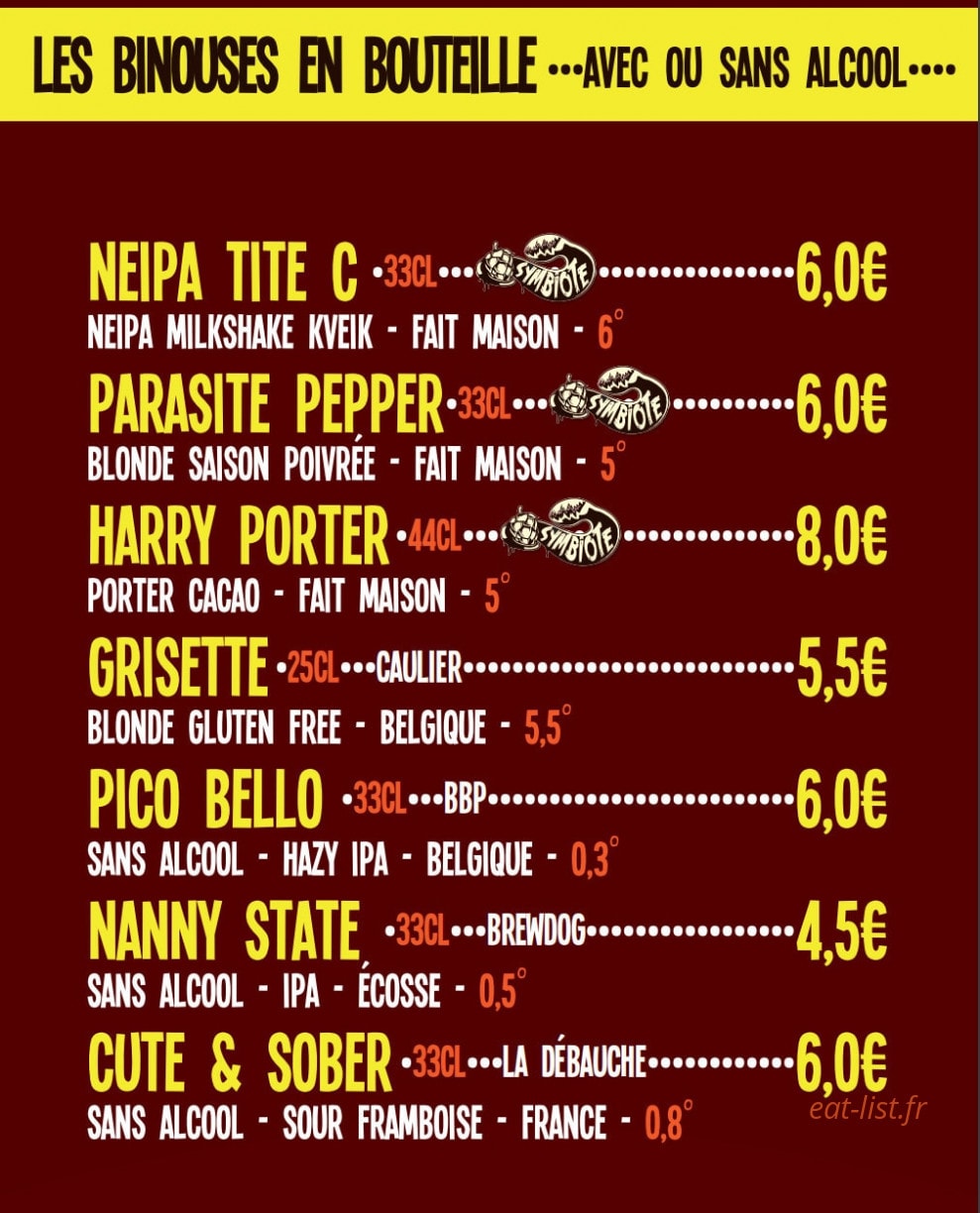 Atomic's Café — carte page 6