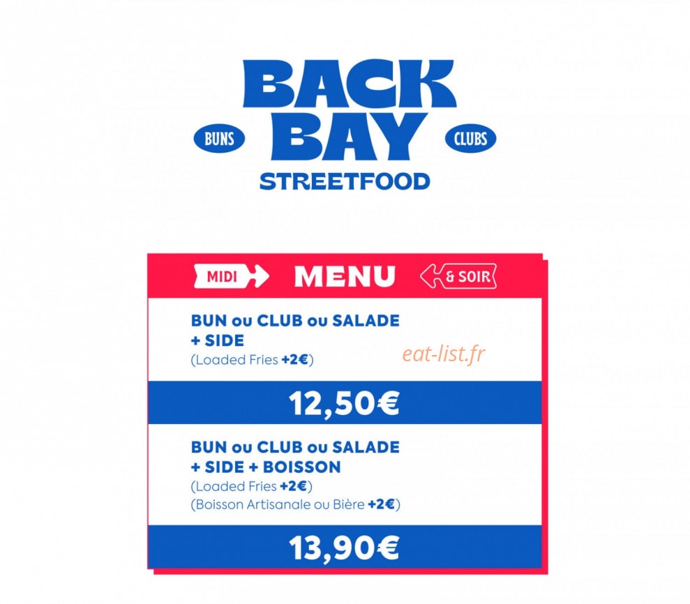 Back Bay — carte page 1