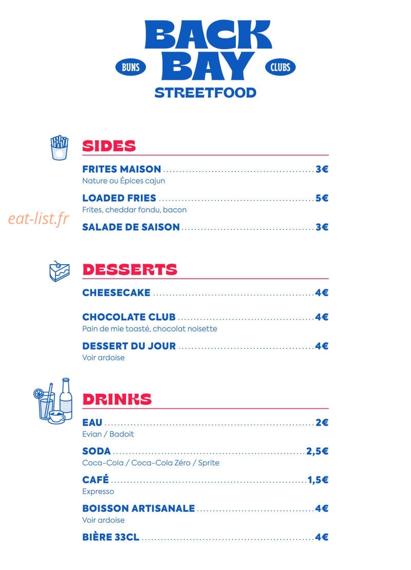Back Bay — carte page 3