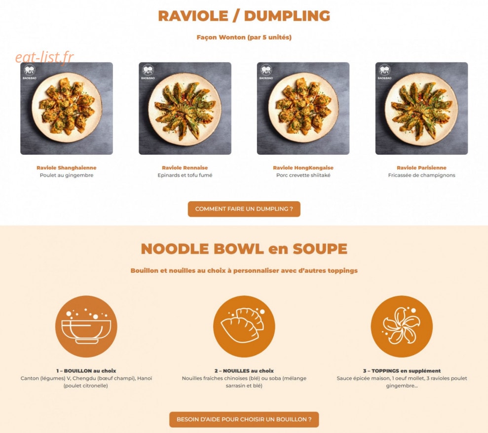 Bao&Bao — carte page 2