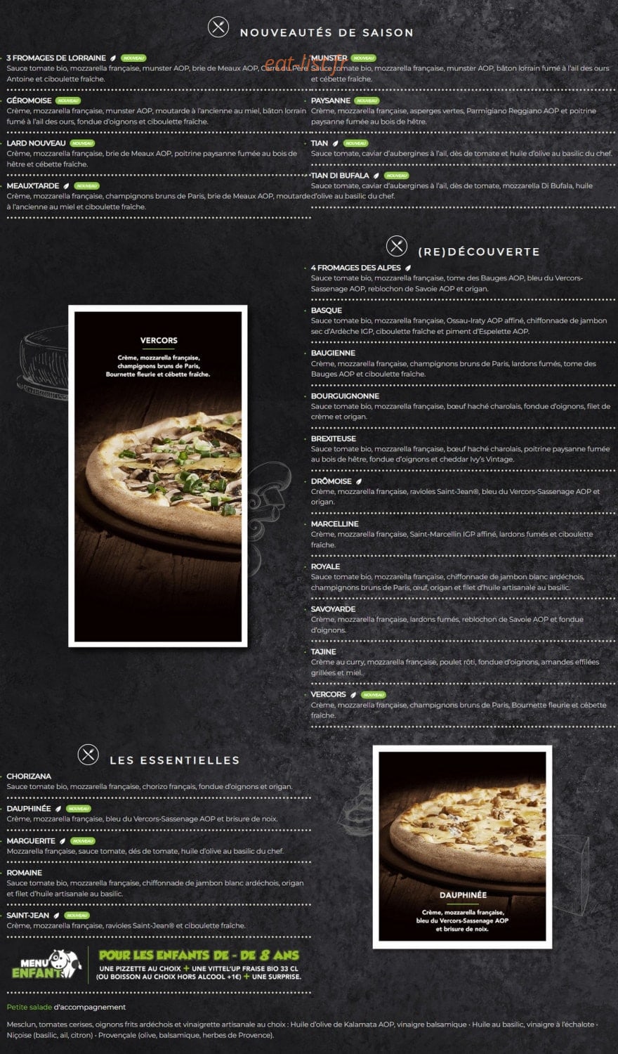 Basilic & Co — carte page 1