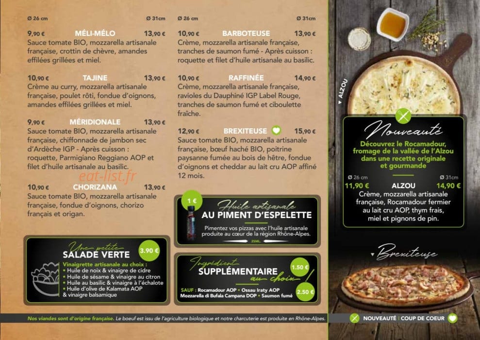 Basilic & Co — carte page 11