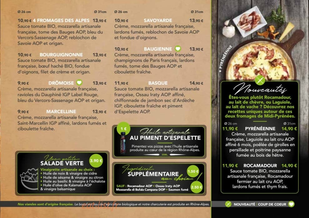 Basilic & Co — carte page 9