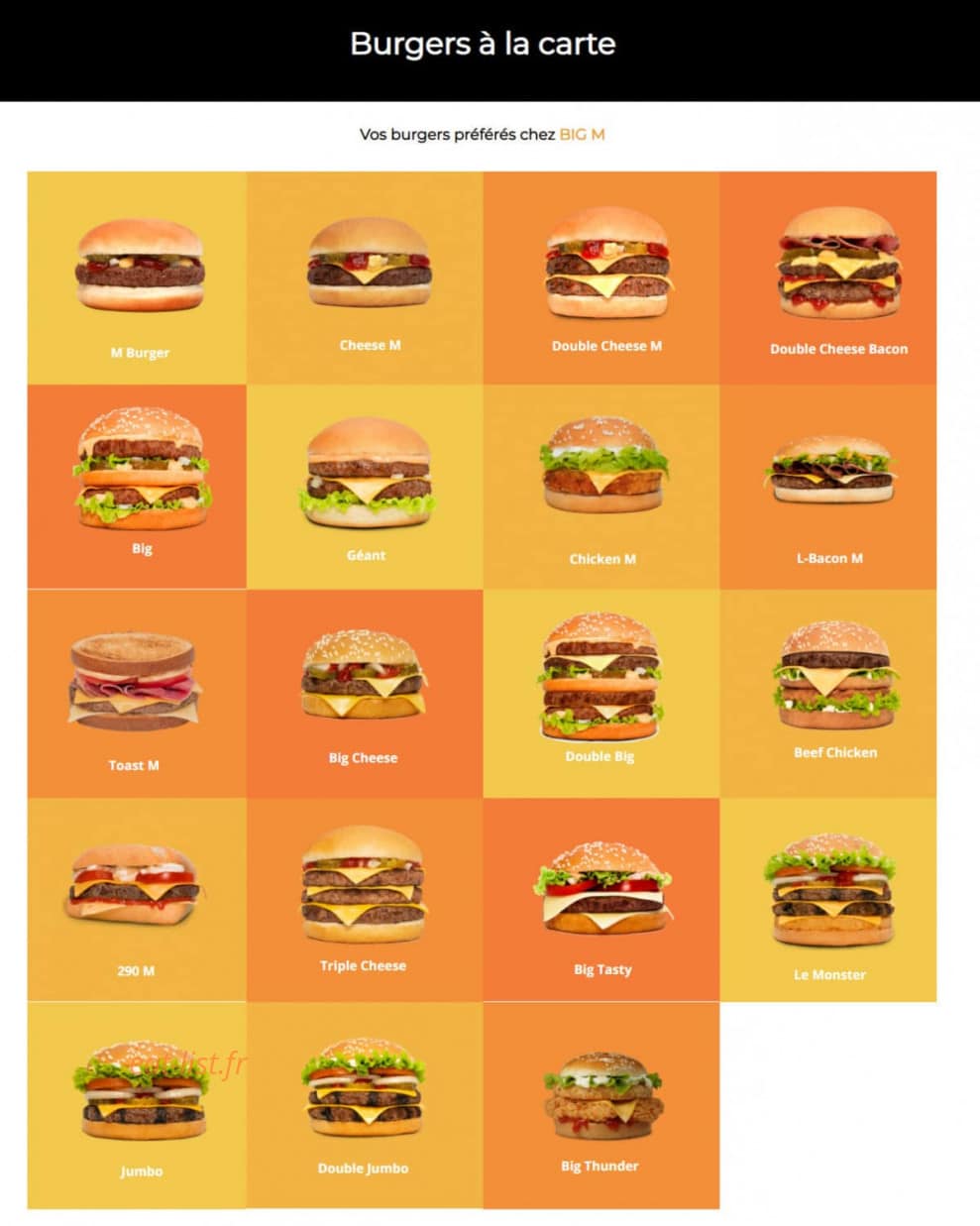 Big M — carte page 1