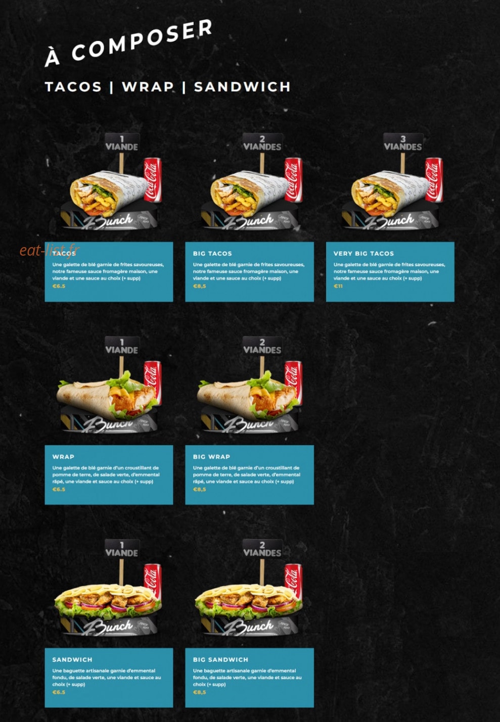 Bunch — carte page 4