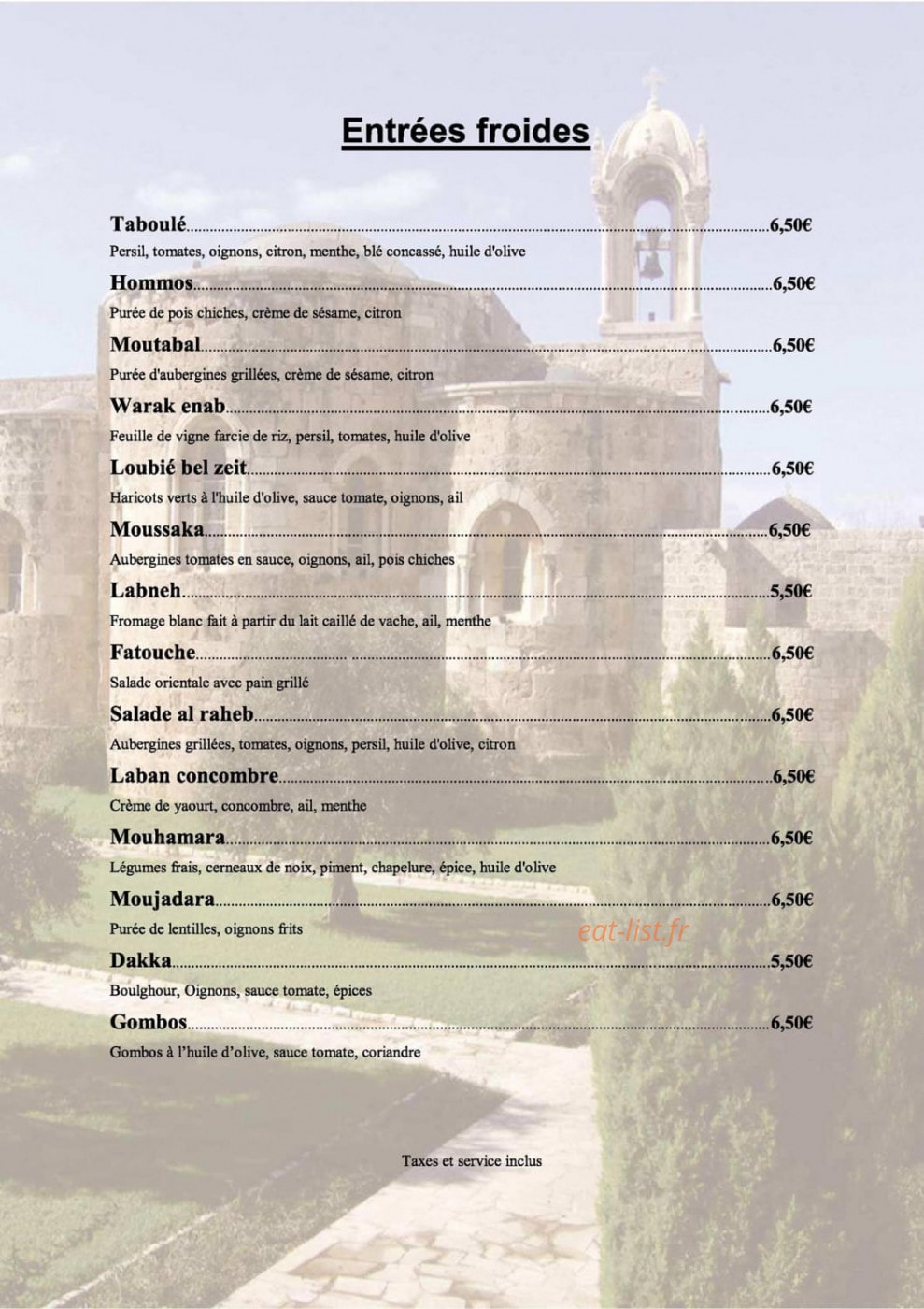 Byblos — carte page 1