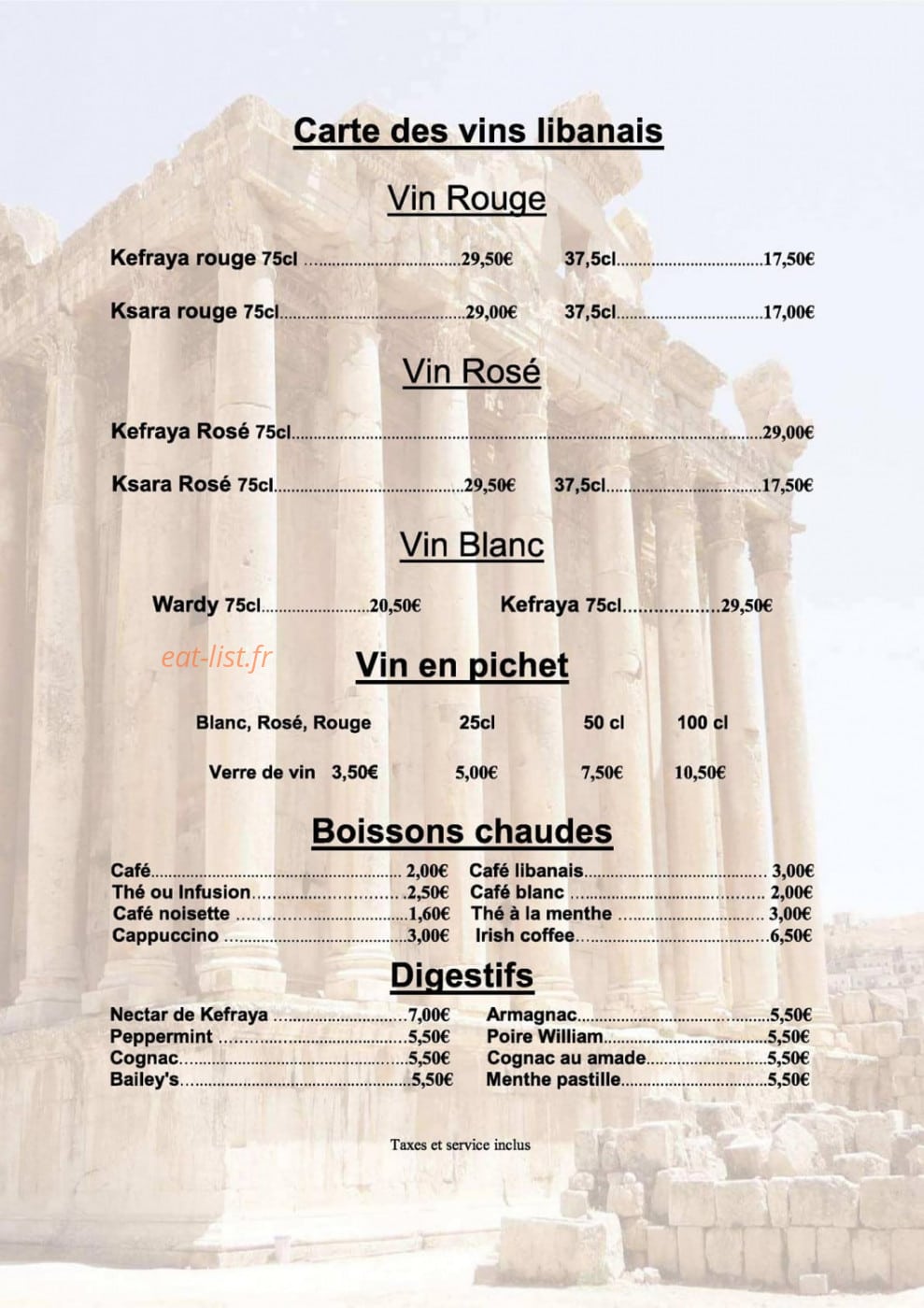 Byblos — carte page 8