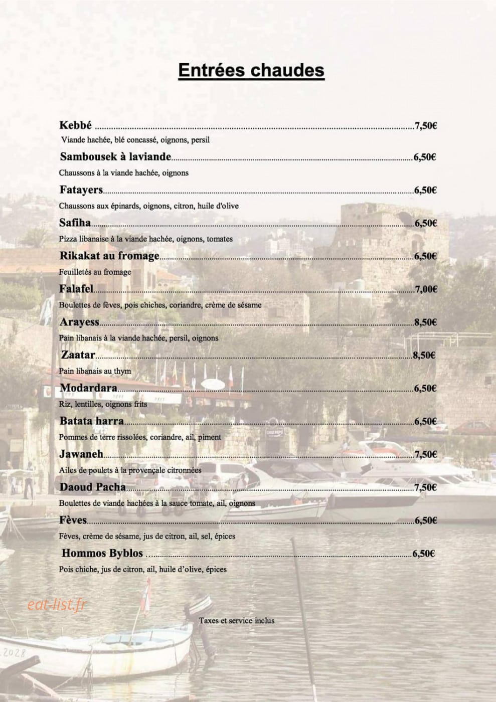 Byblos — carte page 2