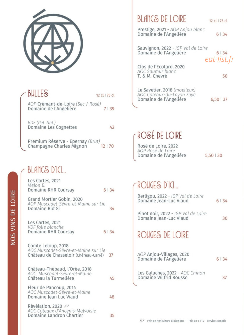 Café des Expos — carte page 7