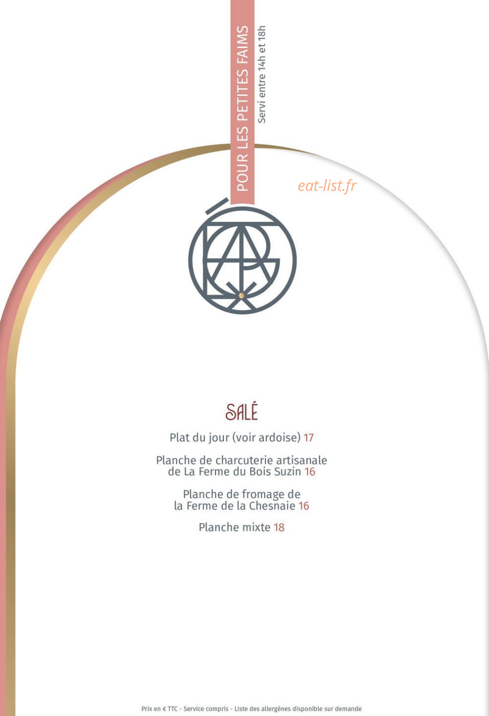 Café des Expos — carte page 2