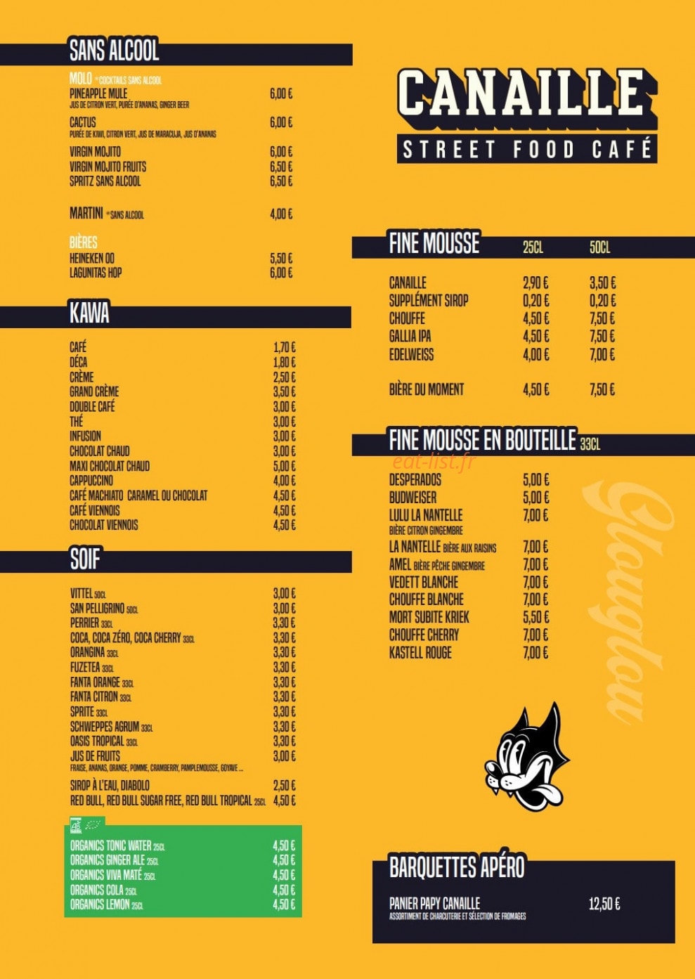 Canaille — carte page 2