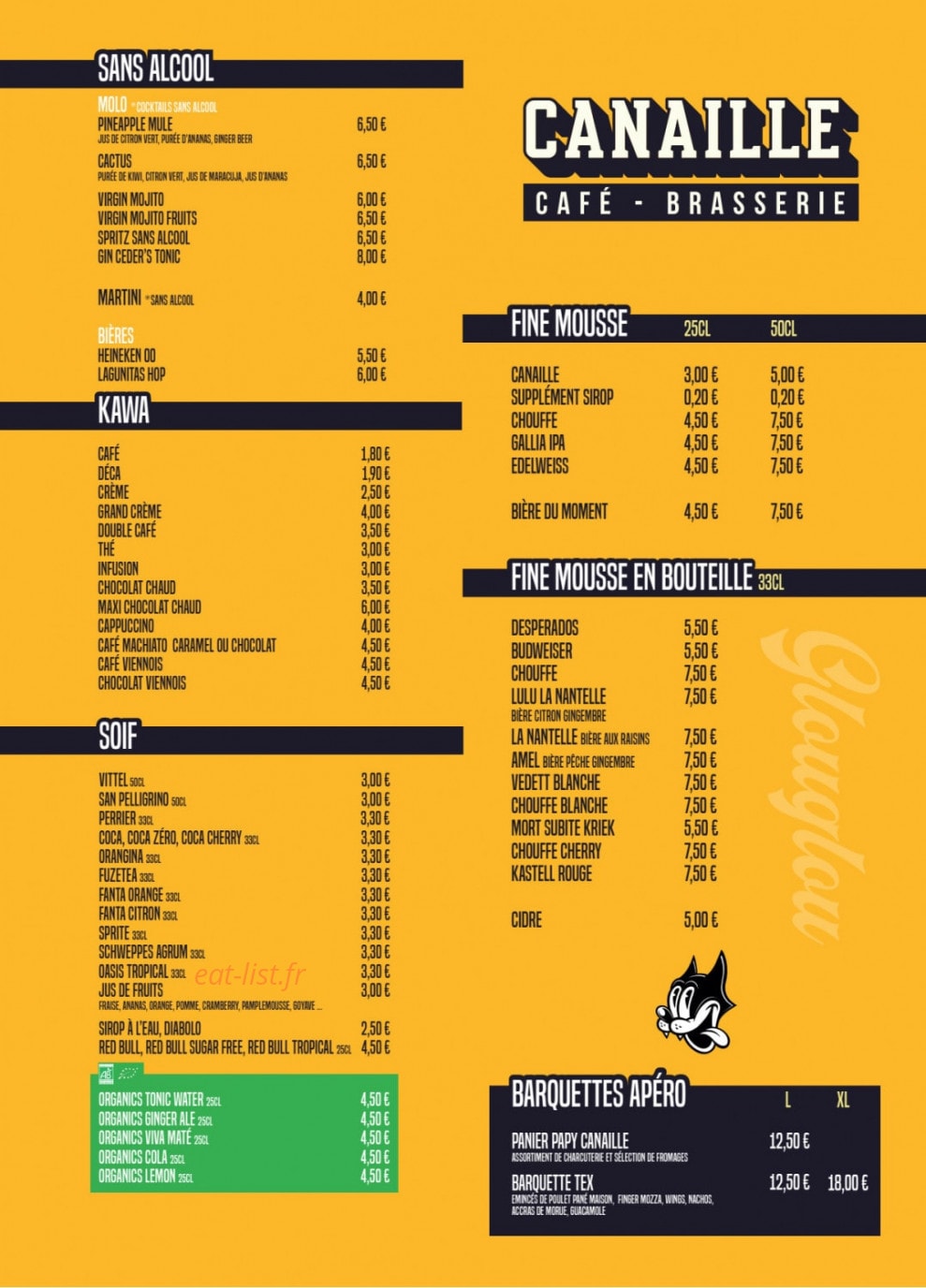 Canaille — carte page 3