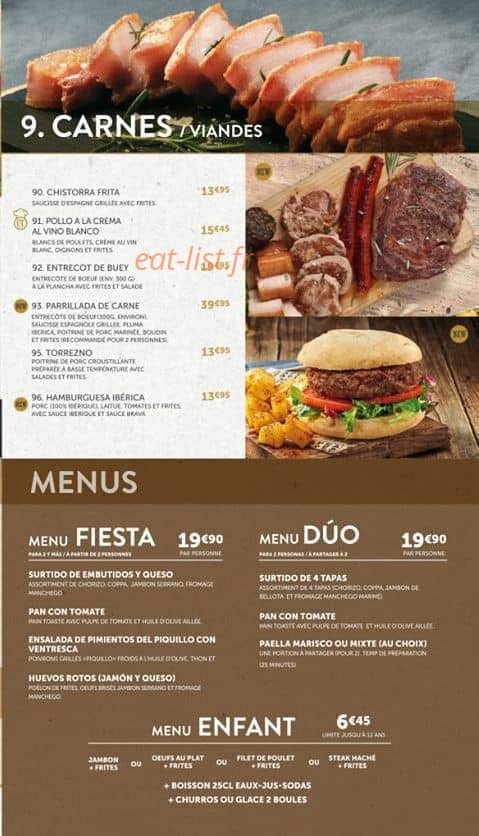 Cañas y Tapas — carte page 5