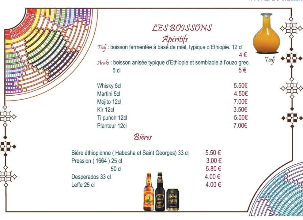 Chez fruta — carte page 8