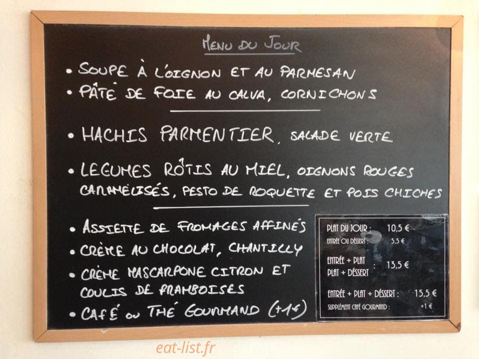 Chez Ta Mère — carte page 1